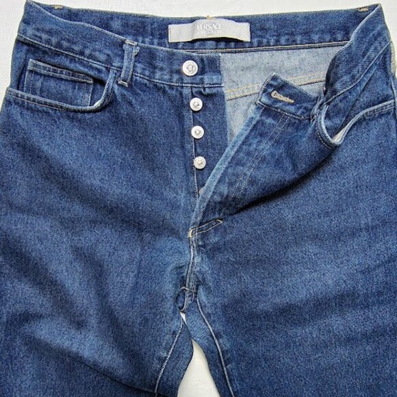 VERSACE 31X30 DARK BLUE JEANS - Picture 1 of 5